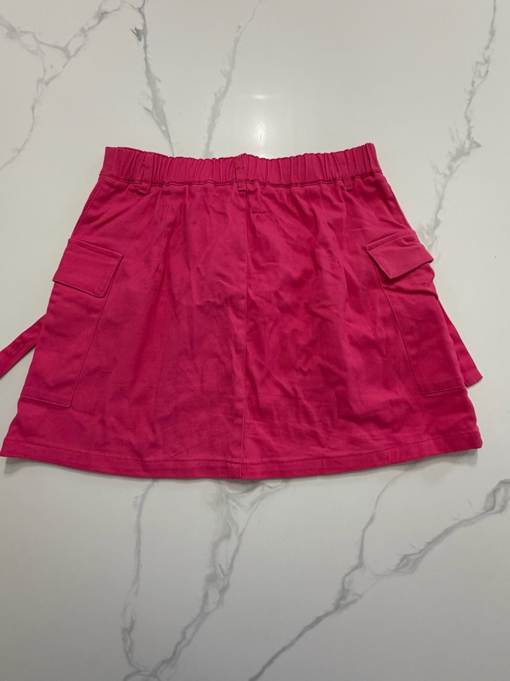 Source Unknown Bright Fuchsia Cargo Mini Skirt